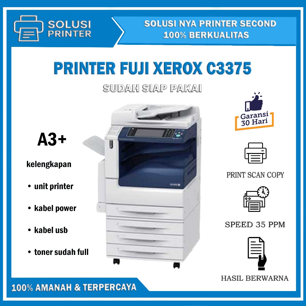 Mesin Digital Printing A3+ Fuji Xerox Apeosport V C3375 Harga termurah Bergaransi sudah siap pakai