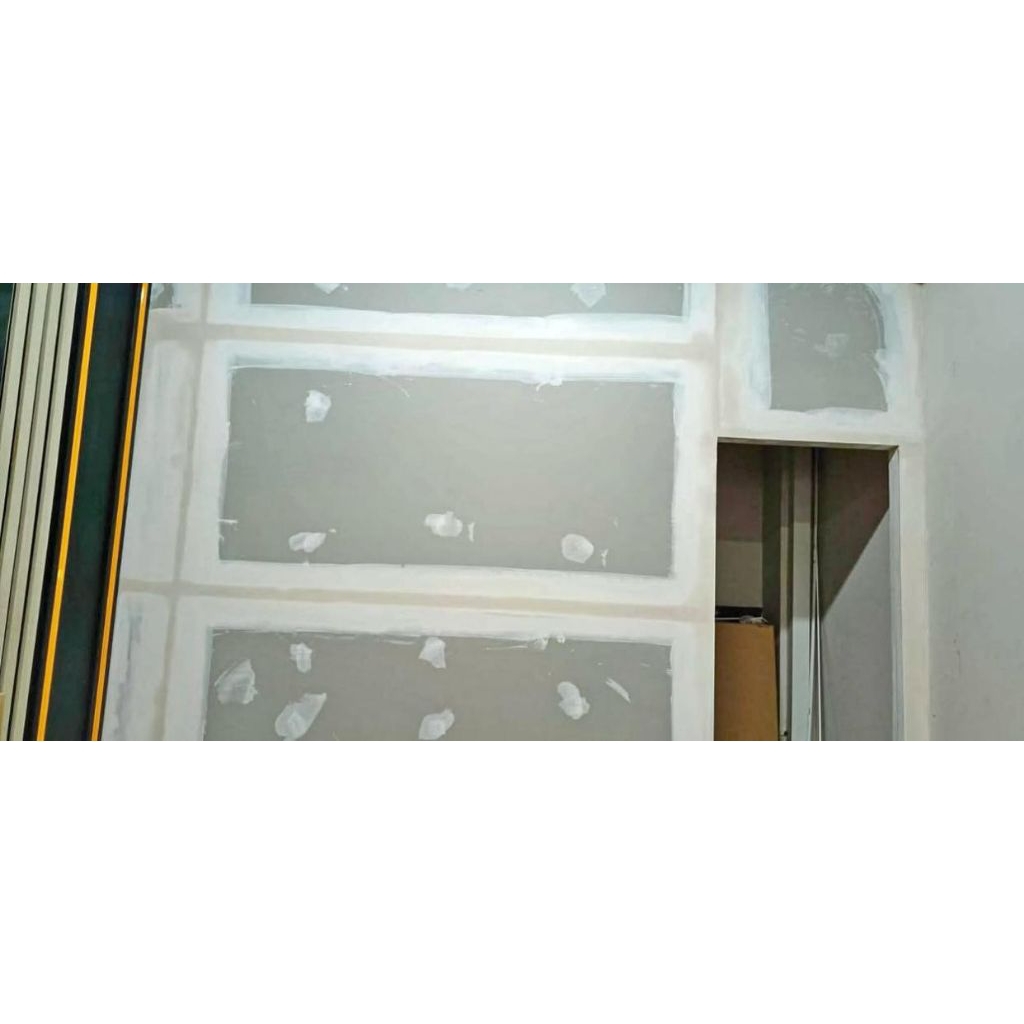 Sekat ruangan partisi gypsum 2sisi rangka baja ringan minimalis