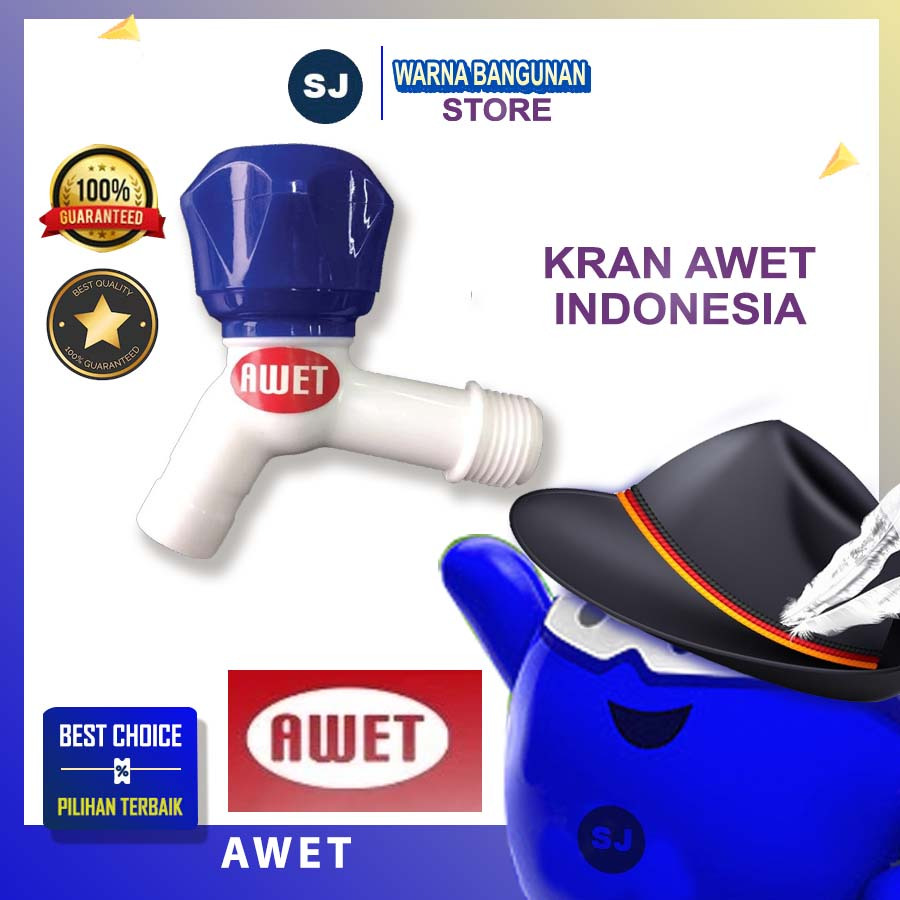 KERAN TEMBOK AWET JC-08 - Kran Plastik (Wespex)