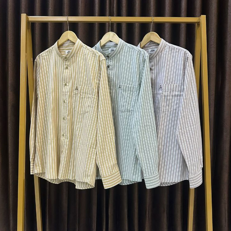 AEH STRIPES KEMKO • AEH KEMKO SALUR • Kemeja Koko Habib Ahmad Alhadar • Kemko Habib AEH • Kemeja Kok