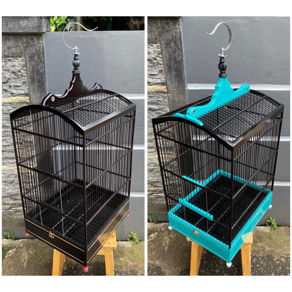 KANDANG KOTAK LIST REPLIKA SANGKAR KANDANG BURUNG INSTAN KURIR