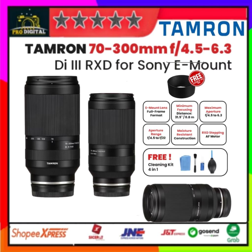 Tamron For Sony 70-300mm f4.5-6.3 Di III RXD / Tamron 70-300mm f4.5-6.3 Di III RXD For Sony E 70-300