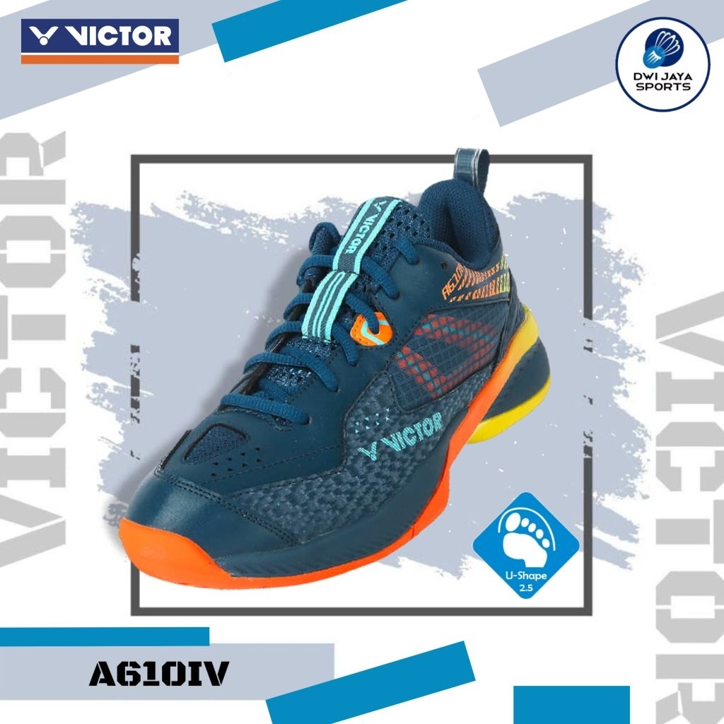 Sepatu Badminton Victor A610IV B | Sepatu Victor A610IV B | Victor A 610 IV B