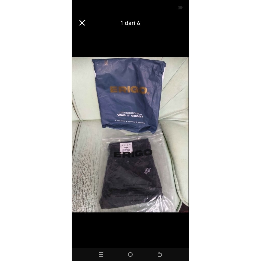 erigo celana panjang Chino Sirius black