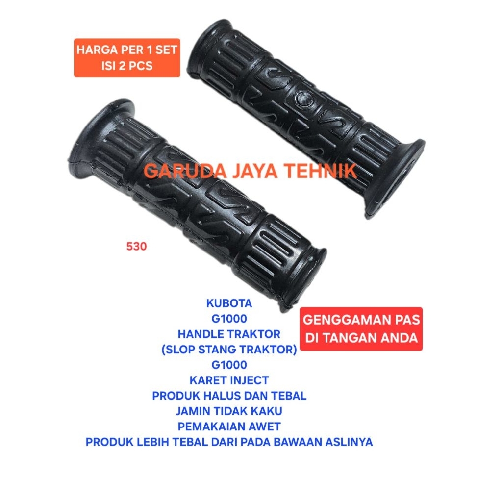 Mesin traktor kubota G1000.pegangan stang Slop stang grip handel traktor kubota G1000 Produk tebal d