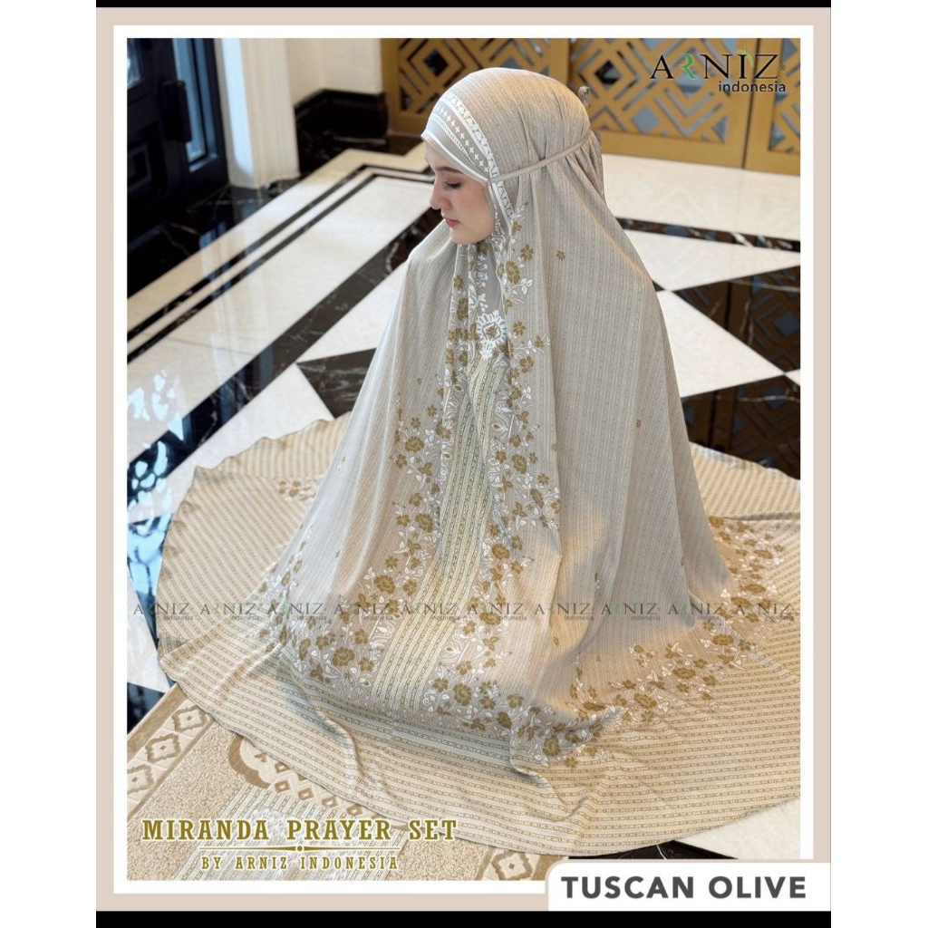 Miranda prayer set mukena by Arniz collection