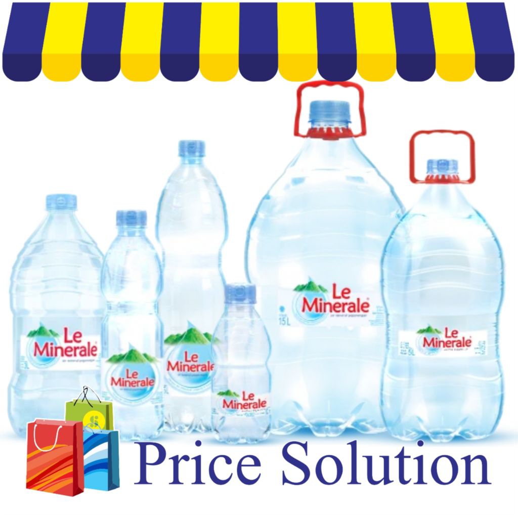 Le Minerale Botol 330ml 600ml 1500ml Lemin Galon 5l 15l Air Minum Mineral per Dus Box Karton