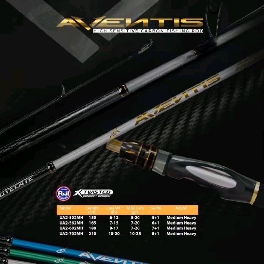 Joran Utecate Aventis sambung dua 180