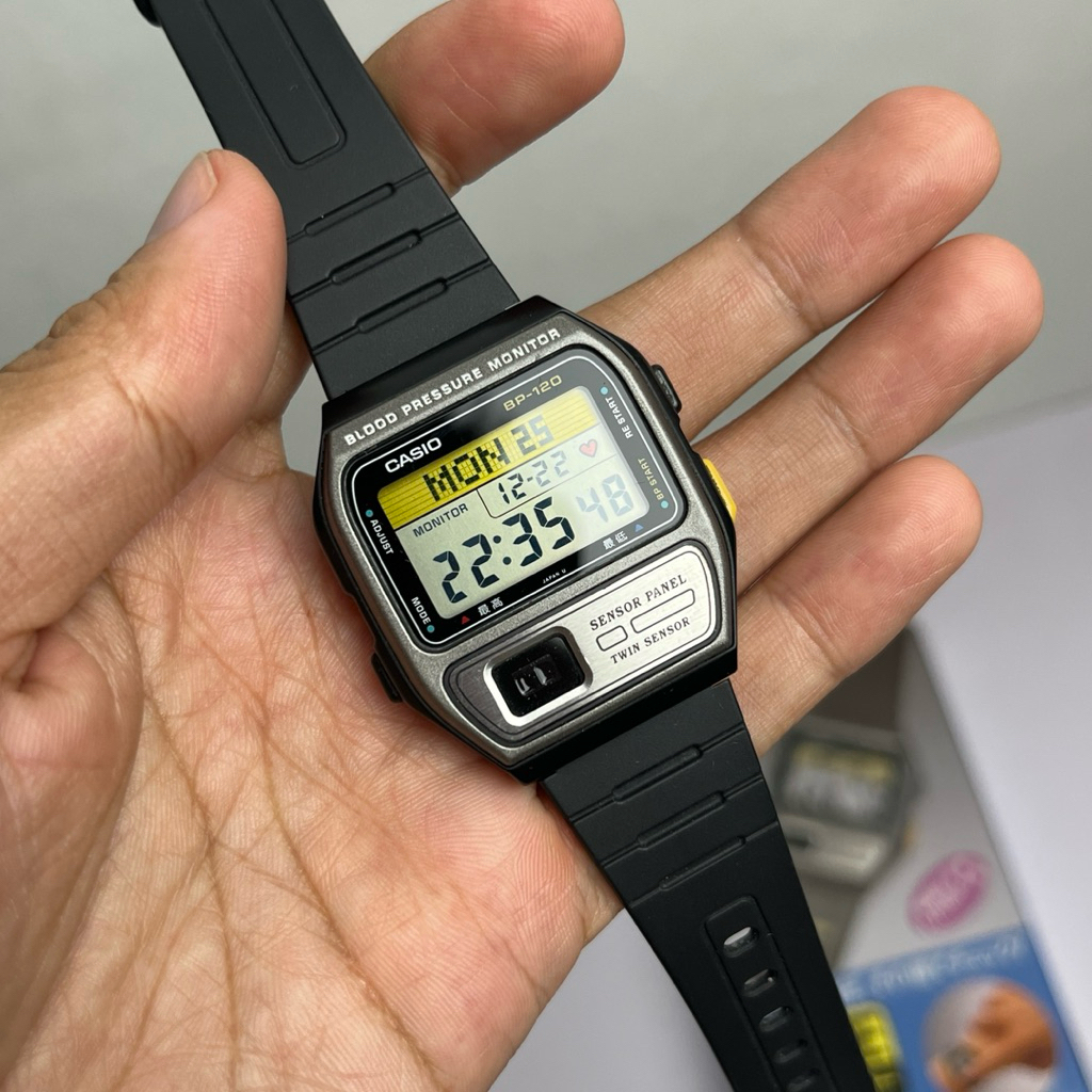 Jam Tangan Casio Vintage BP 120 Lengkap Kotak Mulus Normal