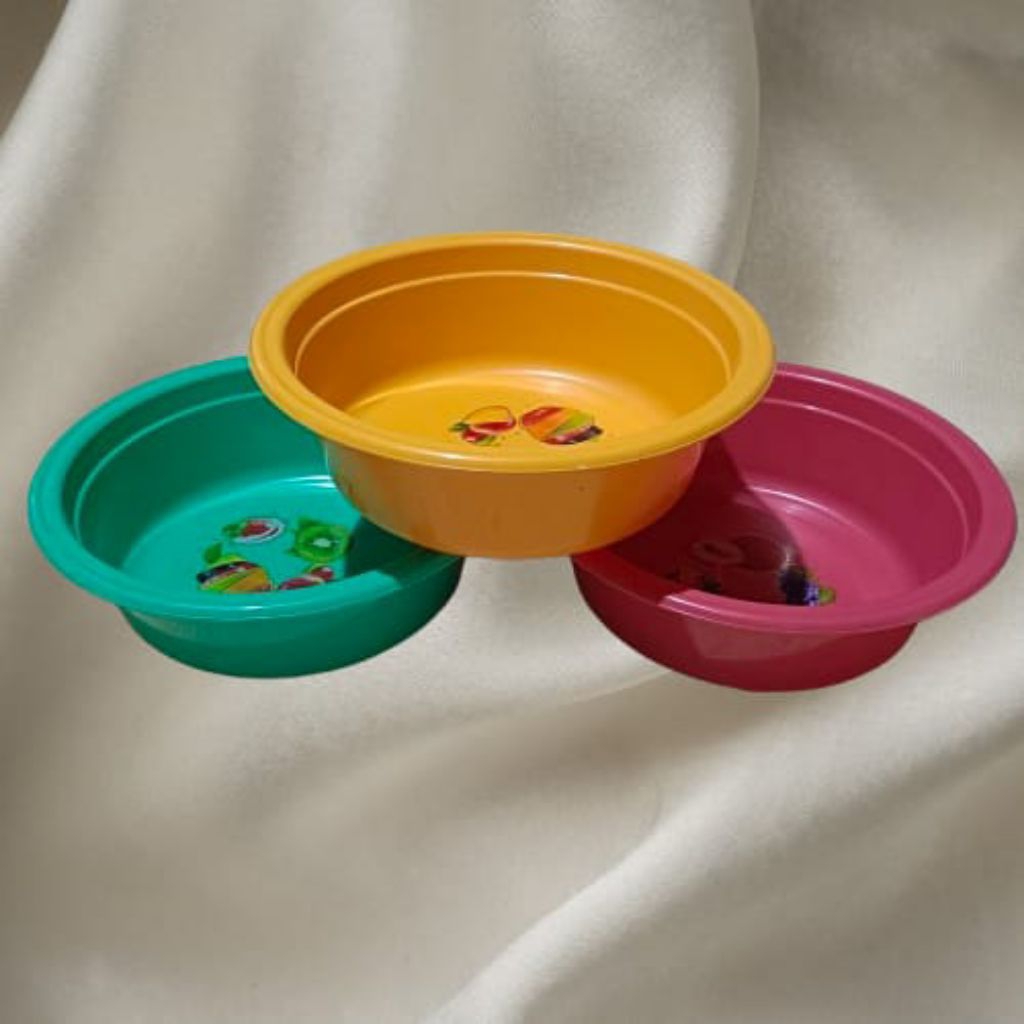 (50 pcs) Baskom Paris Gambar - Baskom Hajatan - Bak Berkatan - Baskom Plastik