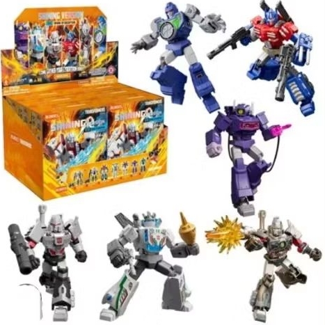 Blokees Transformers Shining Version 04 Megatron Optimus Prime Starscream Shockwave Viewfinder Wheel