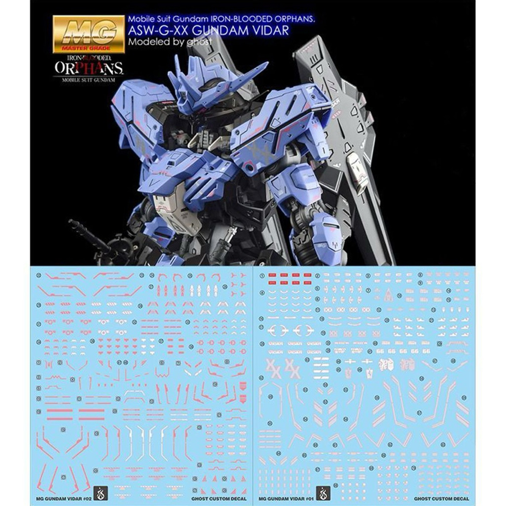 MG Gundam Vidar Water Decal By Ghost G Rework