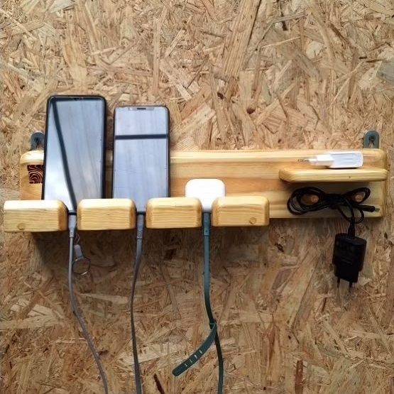 Holder HP Dinding (Kayu)