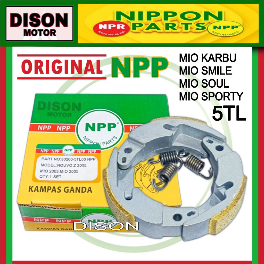 Kampas ganda Mio karbu Mio smile Mio sporty Mio Soul 5TL original kampas kopling ganda npp