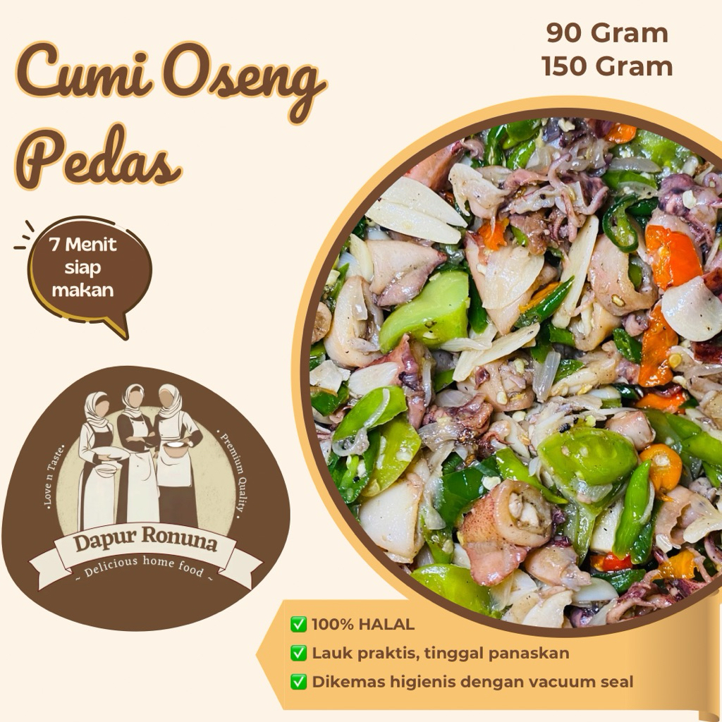 Rasa Rumah | Cumi Oseng | Lauk Frozen makanan instan,praktis tanpa pengawet