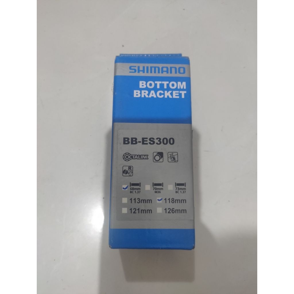Bottom bracket BB octalink shimano BB-ES300 hollowtech 1 HT1 118mm ES300