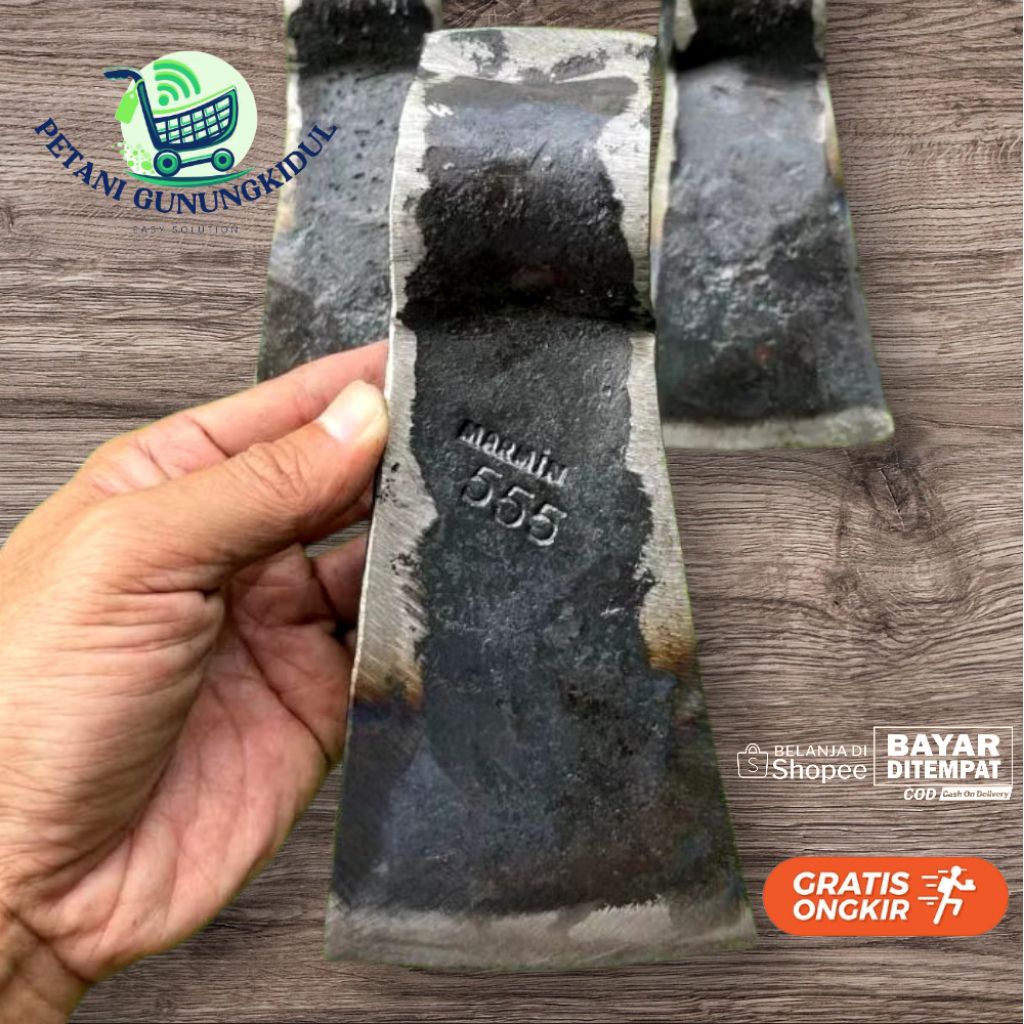 Mata kapak 555 Baja Per Asli super tajam