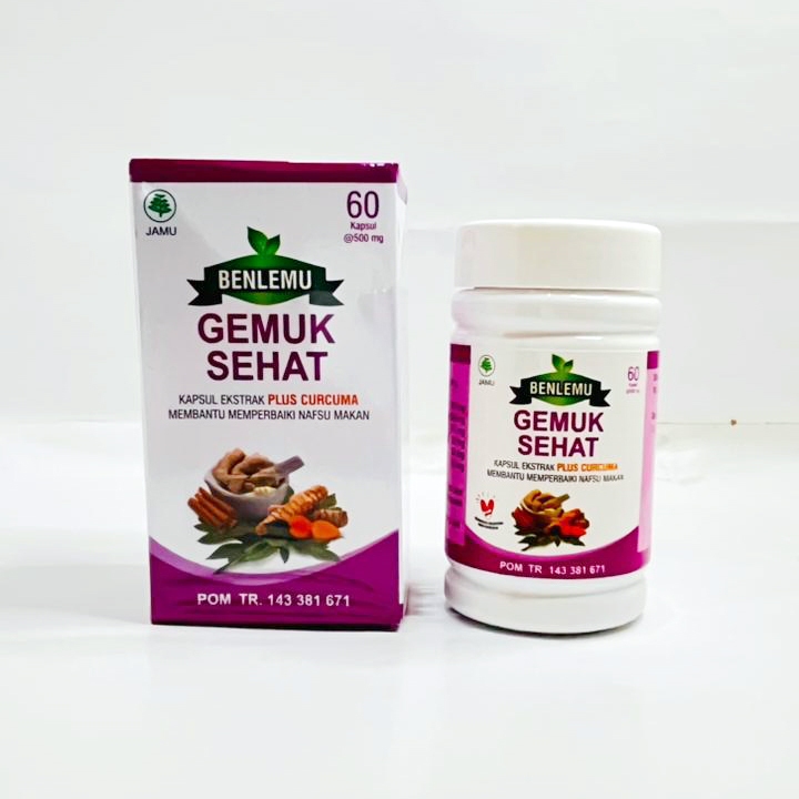 Kapsul Gemuk Sehat Benlemu Asli Herbal BPOM