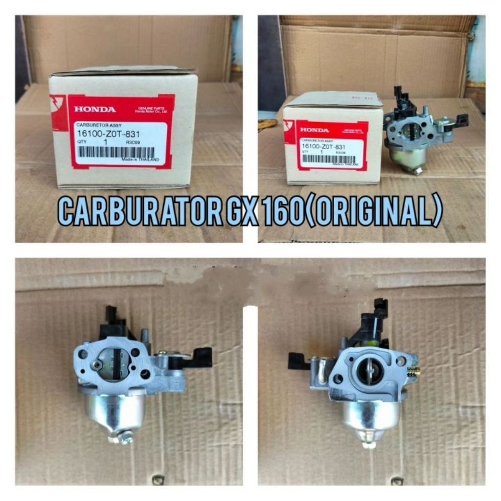 Karburator Honda GX 160 Karbu Mesin Penggerak Original KEIHIN Made In Thailand Ori Asli 16100 Z0T 83