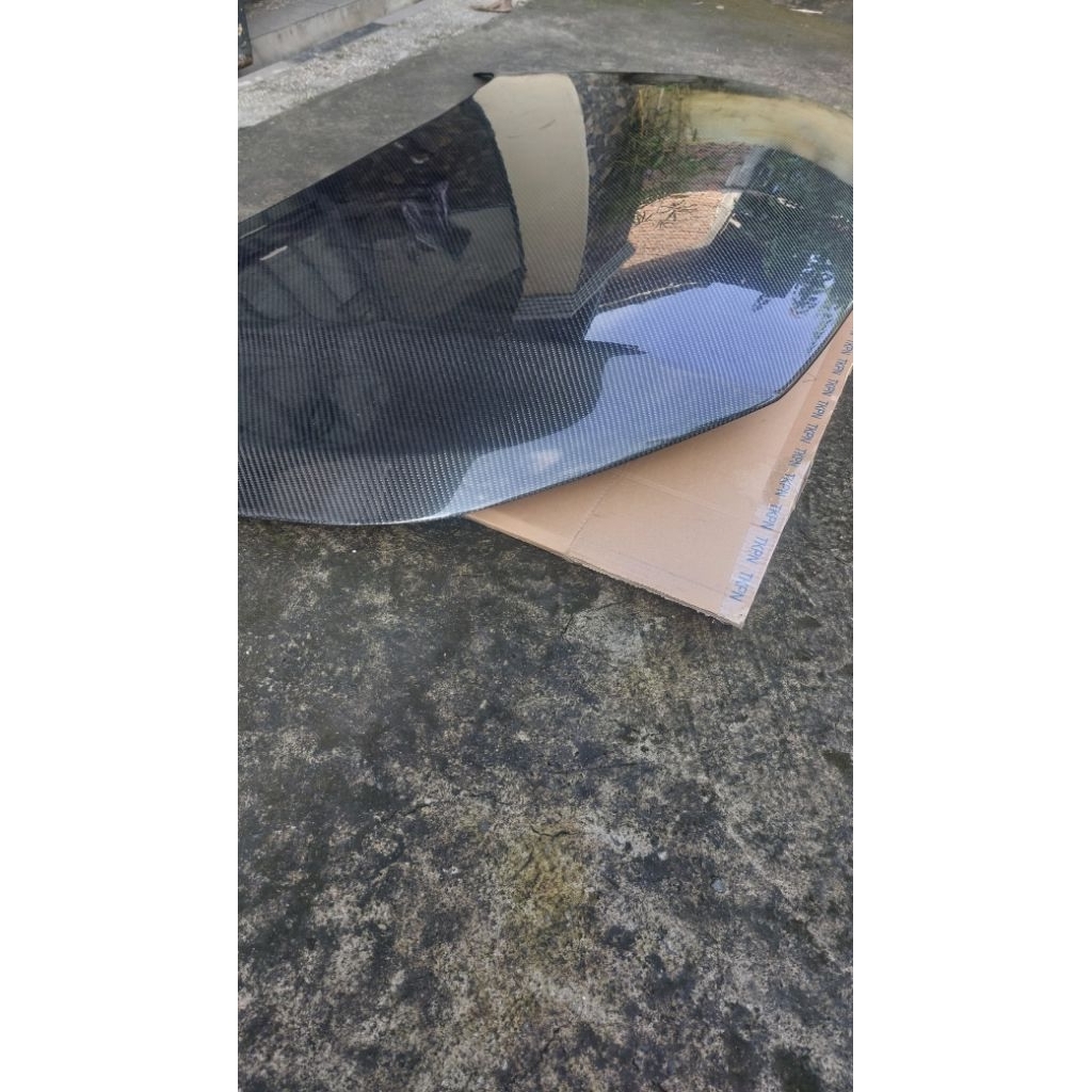 kap mesin carbon kevlar akana all new brio & mobilio facelift