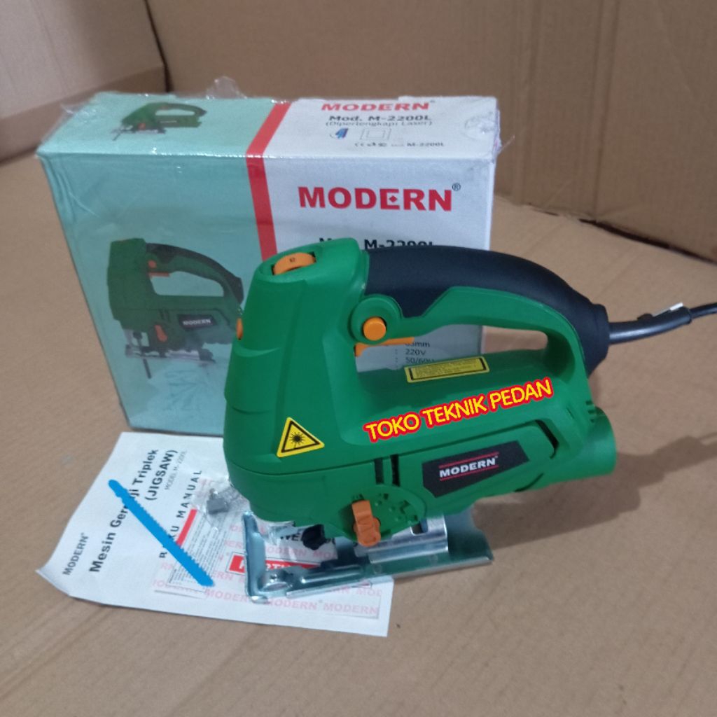 Modern M-2200L / Modern M2200L / Mesin Jigsaw Modern M 2200 L / Gergaji Jig Saw  Modern M 2200L Lase