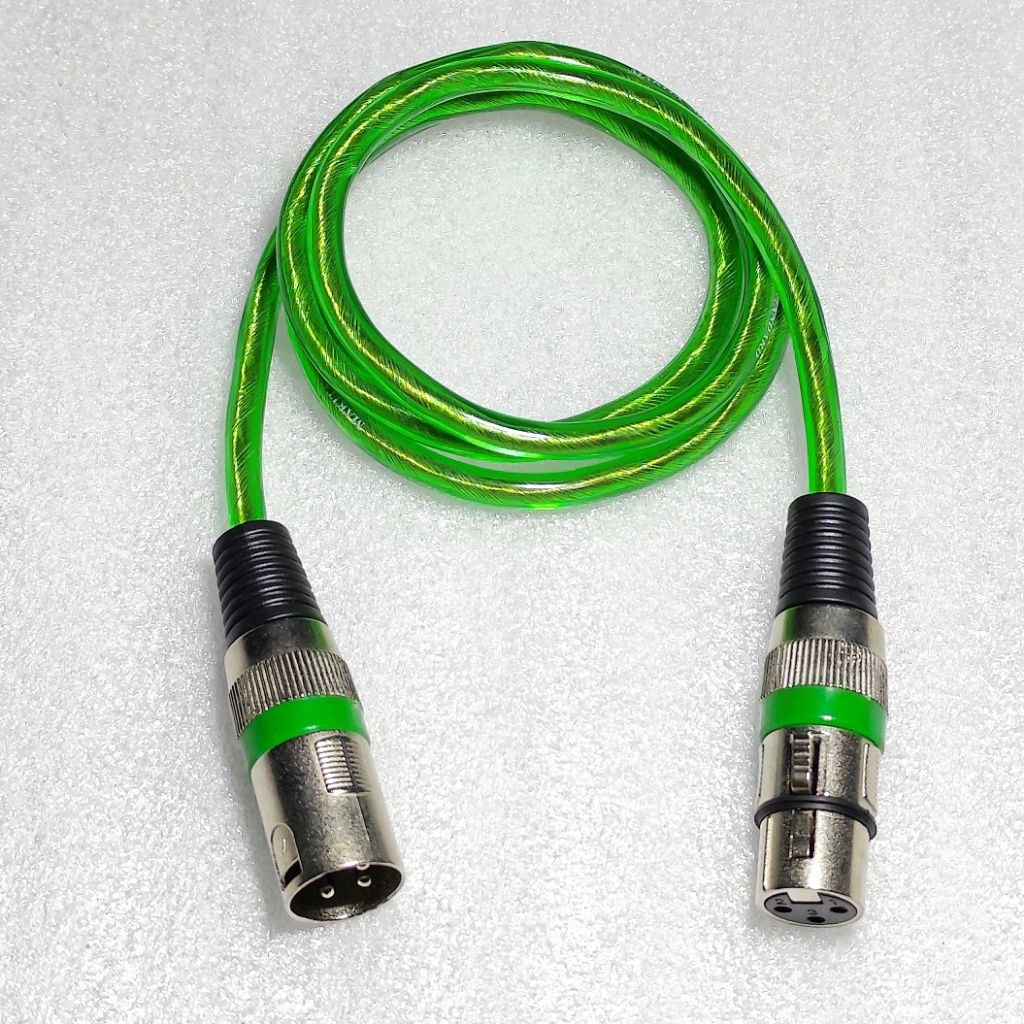 Kabel Mic Jek XLR Canon Male To Jek XLR Canon Female Panjang 1 Meter
