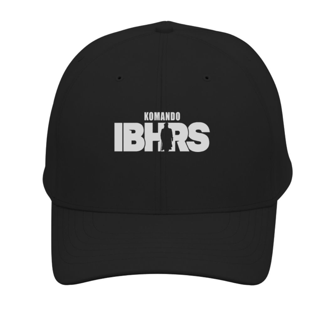 Topi Baseball Pria Dewasa Logo IB HRS Bahan Drill