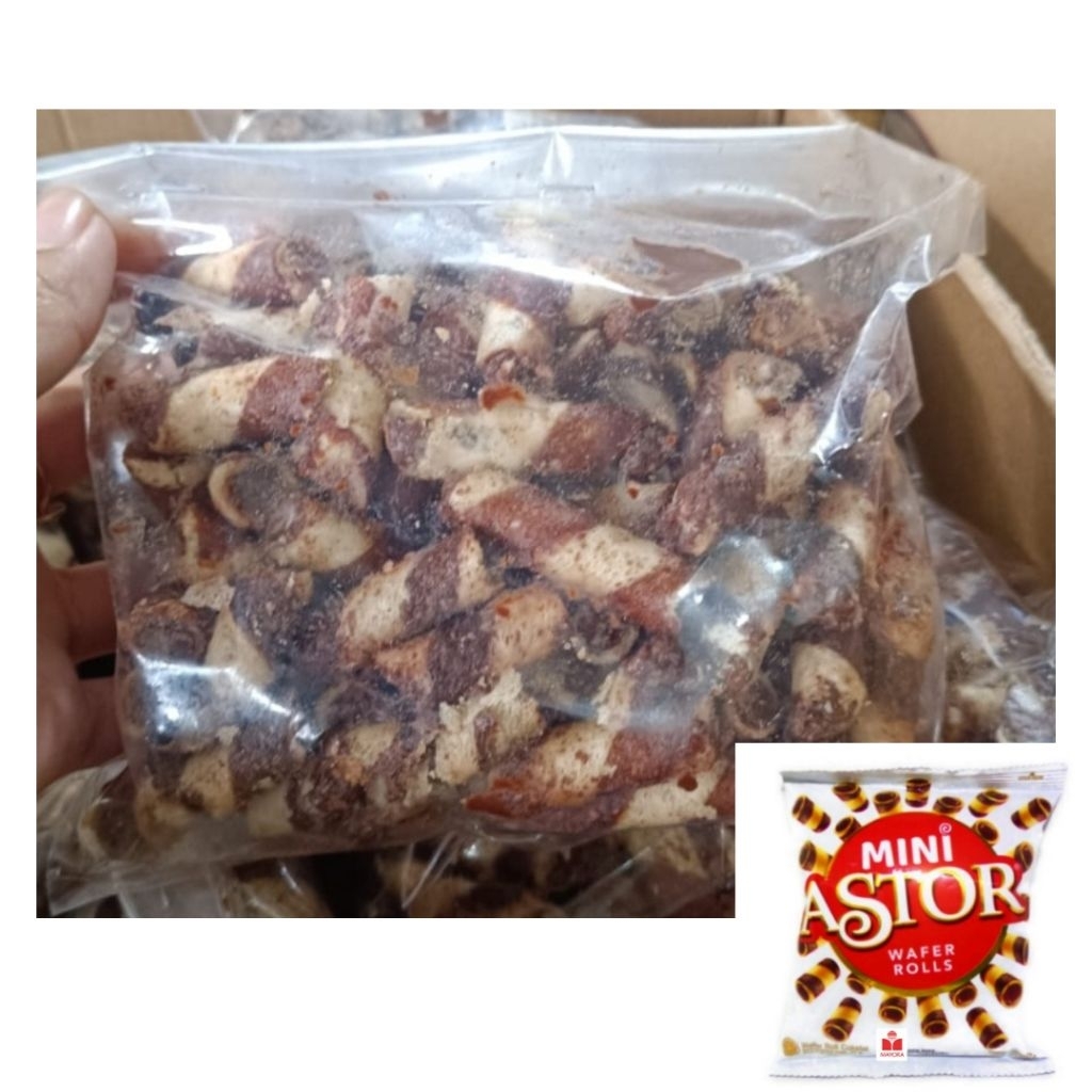 patahan astor mayora 320gr | wafer coklat | coklat kiloan