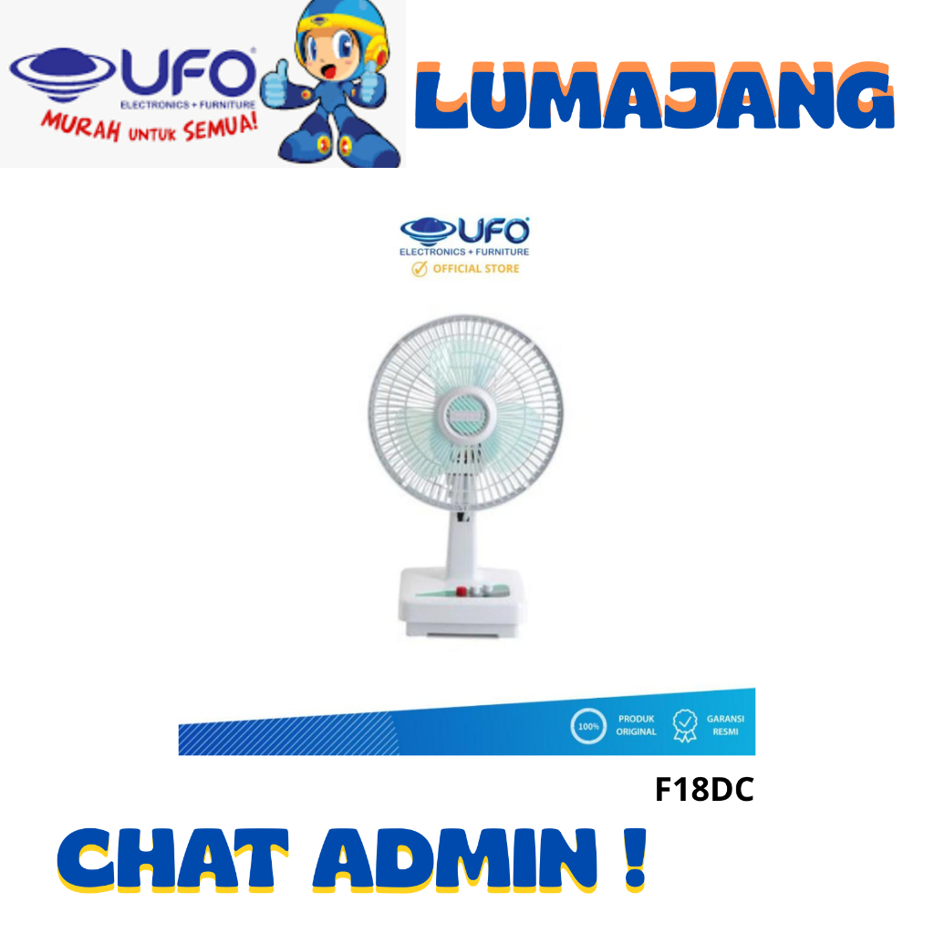 KIPAS ANGIN MASPION F18DC KIPAS ANGIN DESK FAN 7 INCH