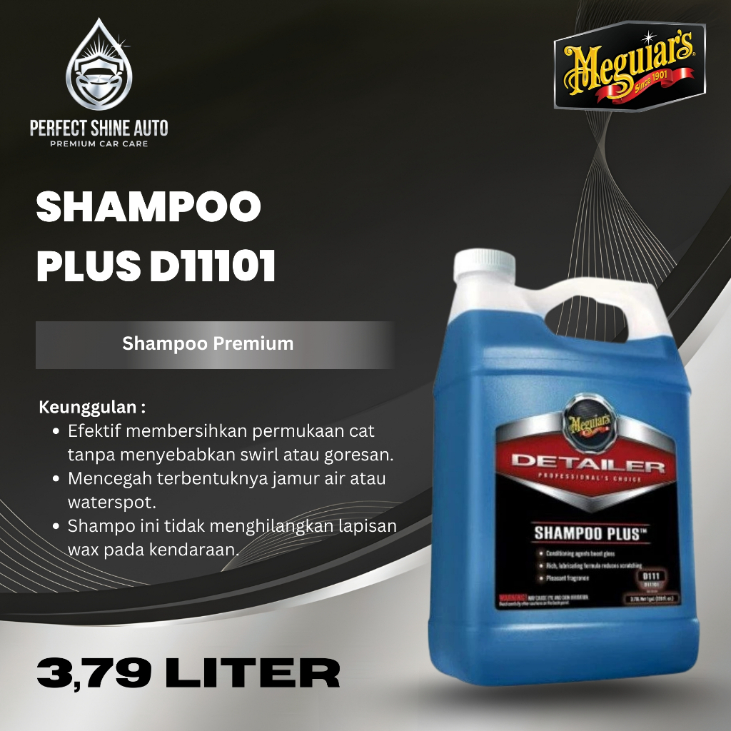 Meguiars Shampoo Plus - Shampo Cuci Mobil