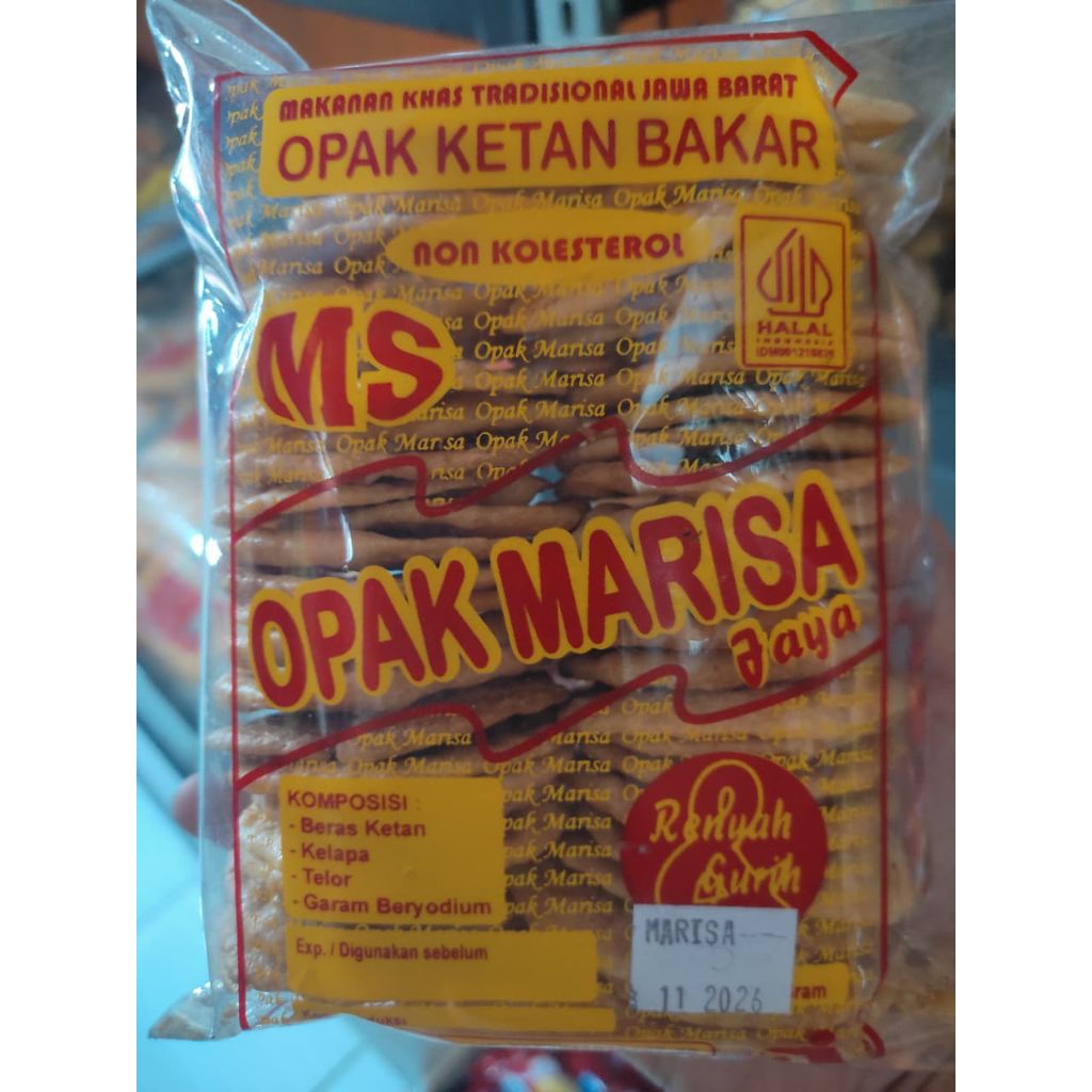 Opak Bakar ketan | opak ketan tipis | Opak enak kriuk
