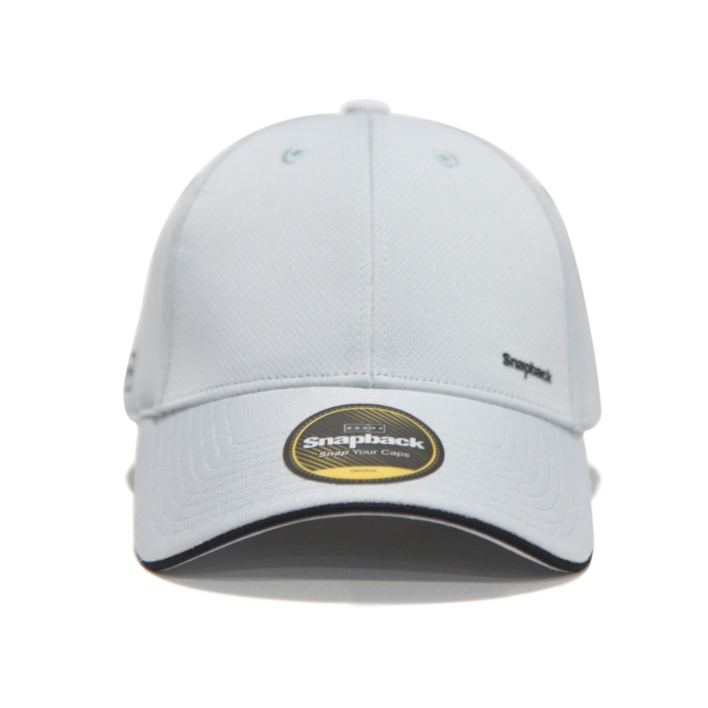 Snapback Topi Baseball Topi Golf Sport Style Putih Polos List Hitam