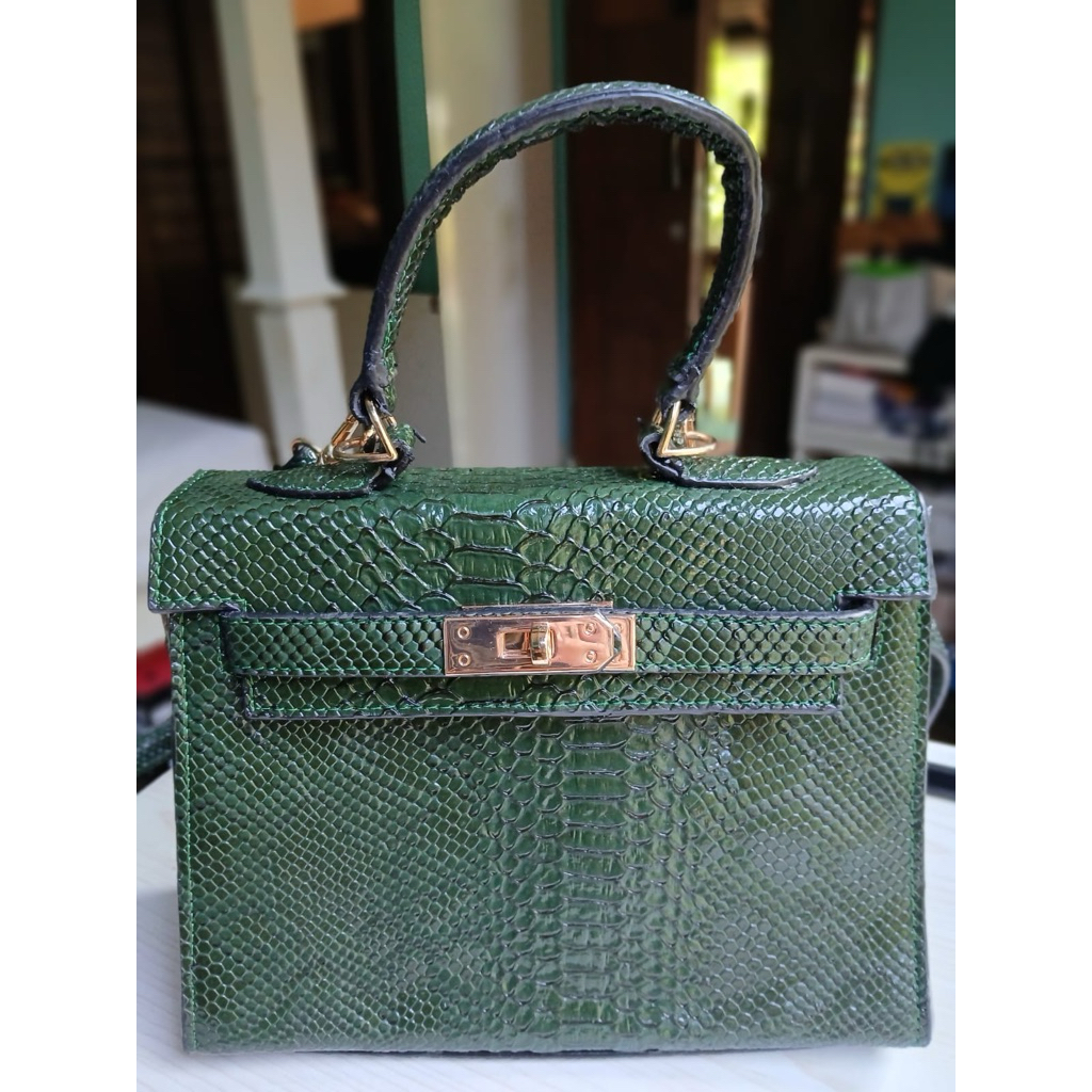 PRELOVED HANDBAG WANITA/kulit ular
