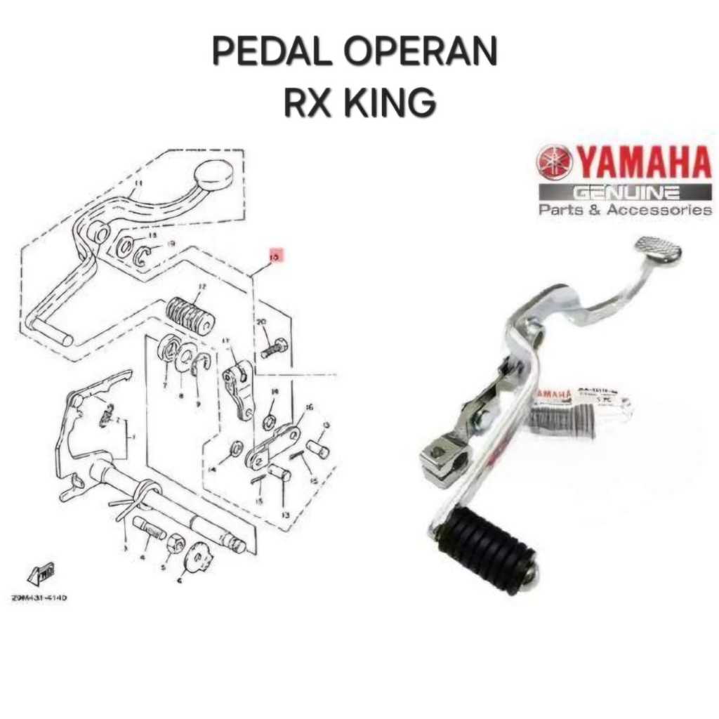 PEDAL OPERAN GIGI RX KING ORIGINAL
