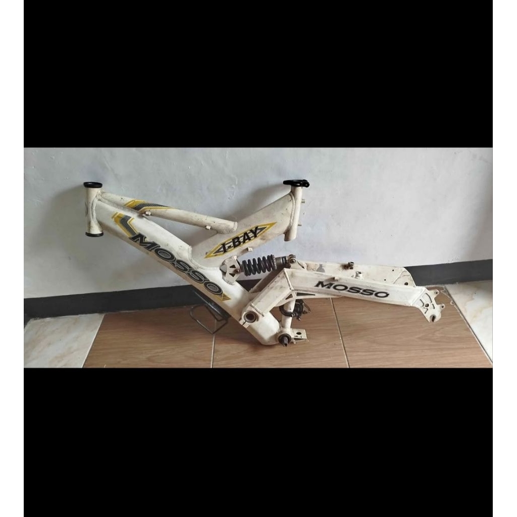 frameset frame sepeda gunung mtb fullsus full suspension old vintage retro downhill rare langka moss