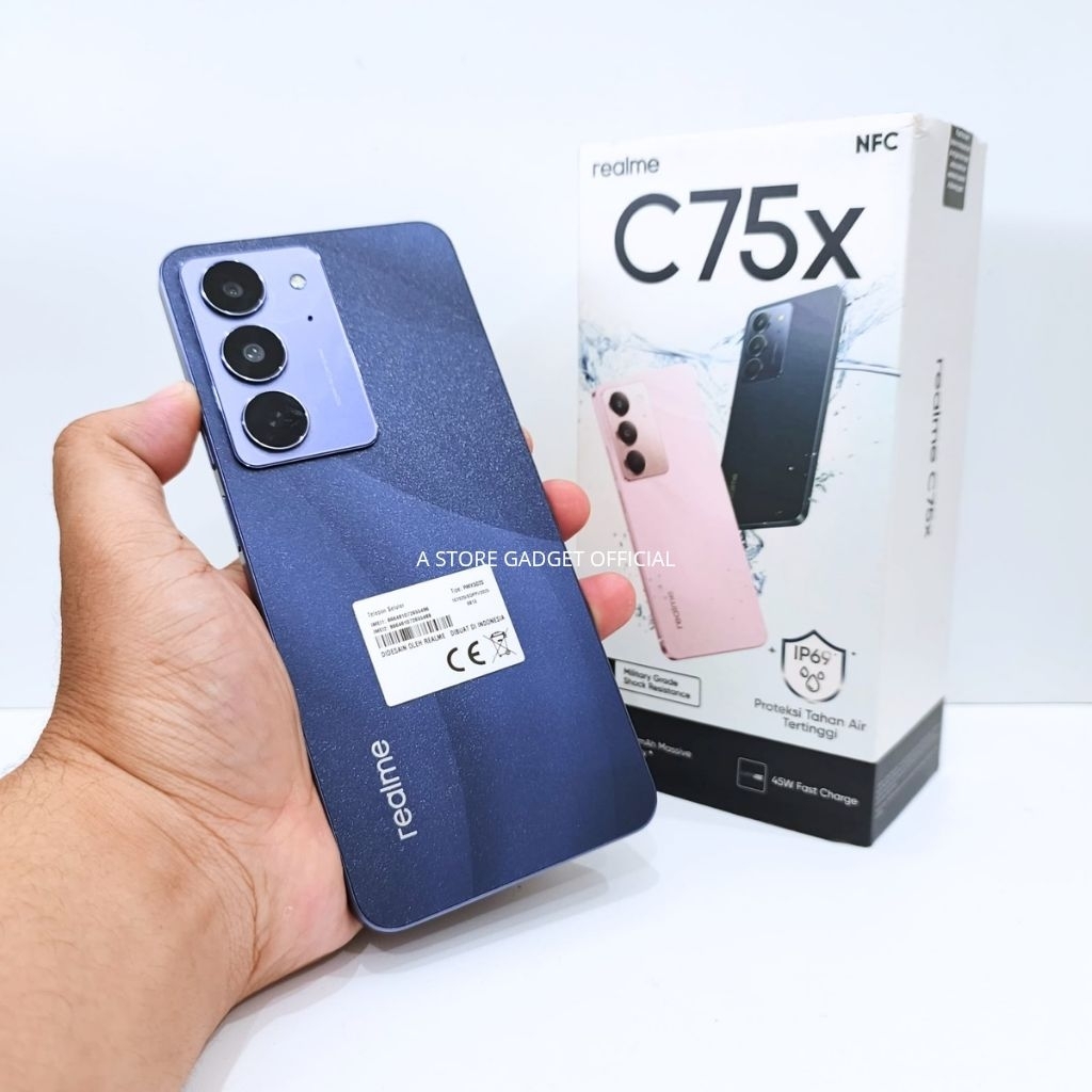 REALME C75x 8/128 SECOND FULLSET ORIGINAL