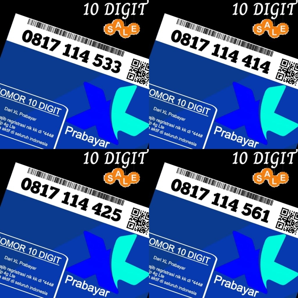 NOMOR CANTIK 10 DIGIT XL PRABAYAR LANGKA O 8188