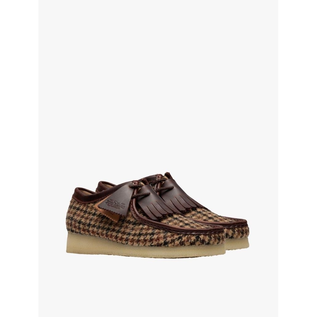 Clarks x Harris Tweed Wallabee Brown Original