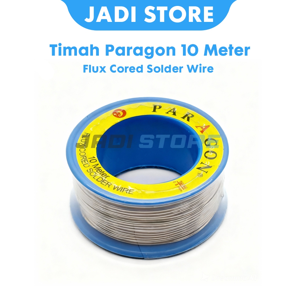 PARAGON Timah Solder 10 Meter Roll Kecil Kawat Patri Solder Wire 0.8mm High Quality Mudah Meleleh Me