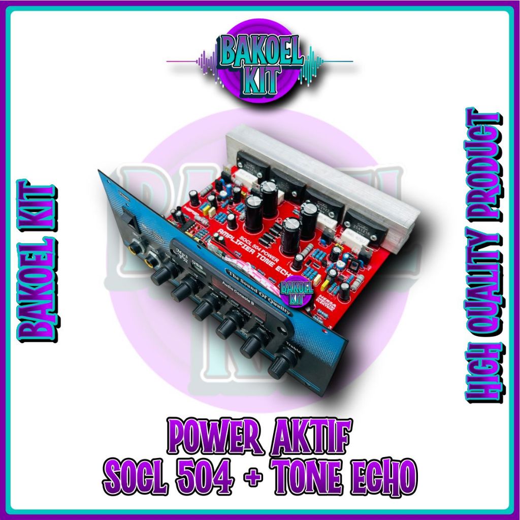 Power active 504 plus tone echo mp3 usb power aktif 504 + tone echo bluetooth ups