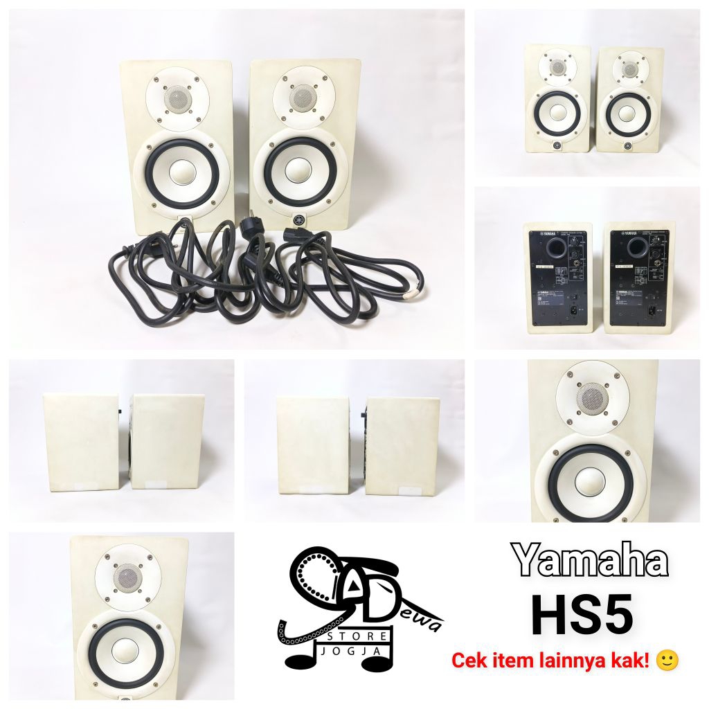 YAMAHA HS5 SPEAKER MONITOR HS 5 NEAR FLAT STUDIO MONITORING RECORDING bekas preloved 2nd second seke