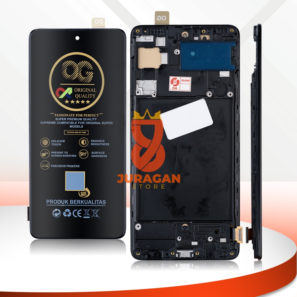 LCD TOUCHSCREEN SAMSUNG GALAXY A71 2020 A715 A715F COMPLETE ORIGINAL