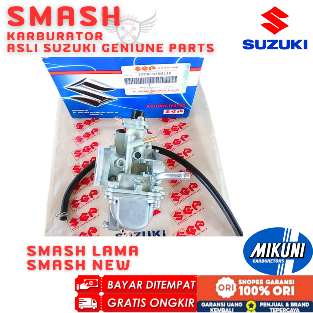 SMASH ORIGINAL KARBURATOR SUZUKI SMASH 110 OLD SUZUKI SMASH 110 NEW