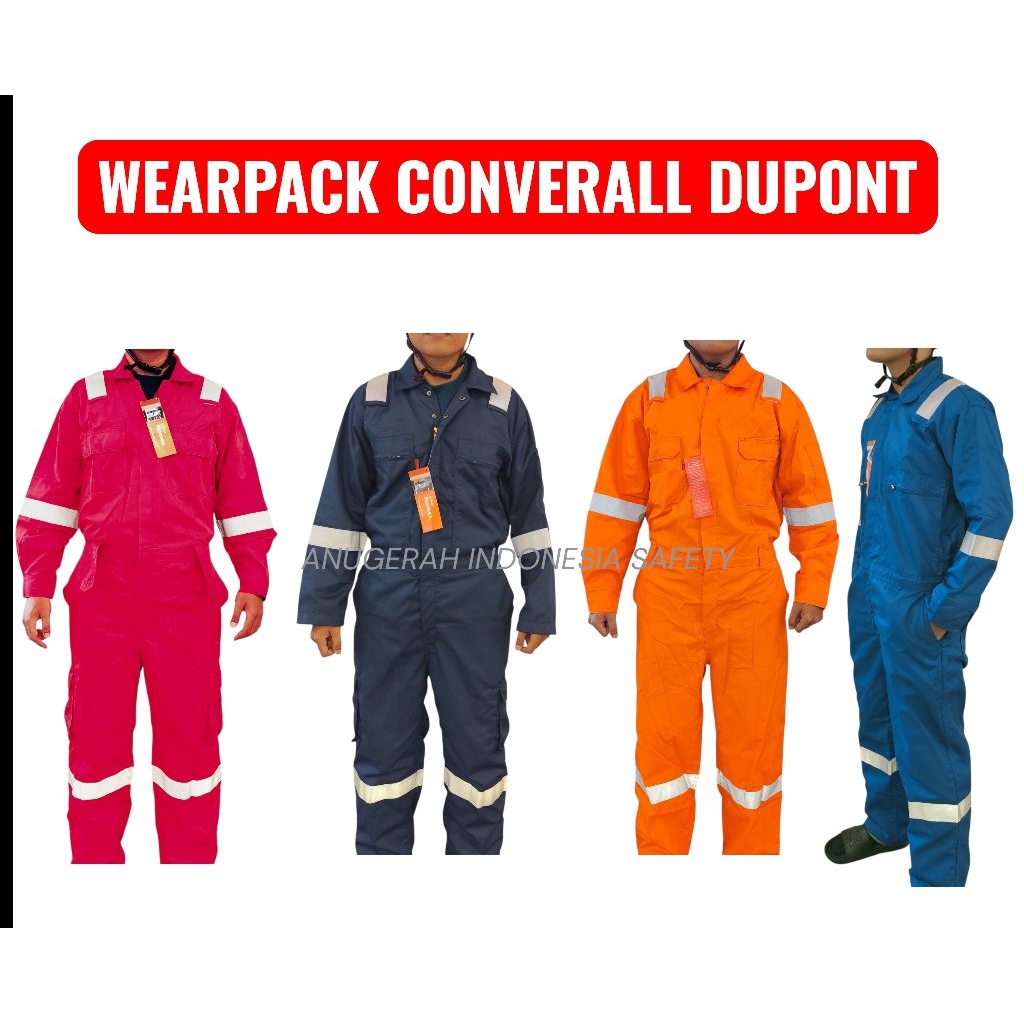 WEARPACK CONVERALL SAFETY ANTI API / WEARPACK TERUSAN DUPONT ORIGINAL