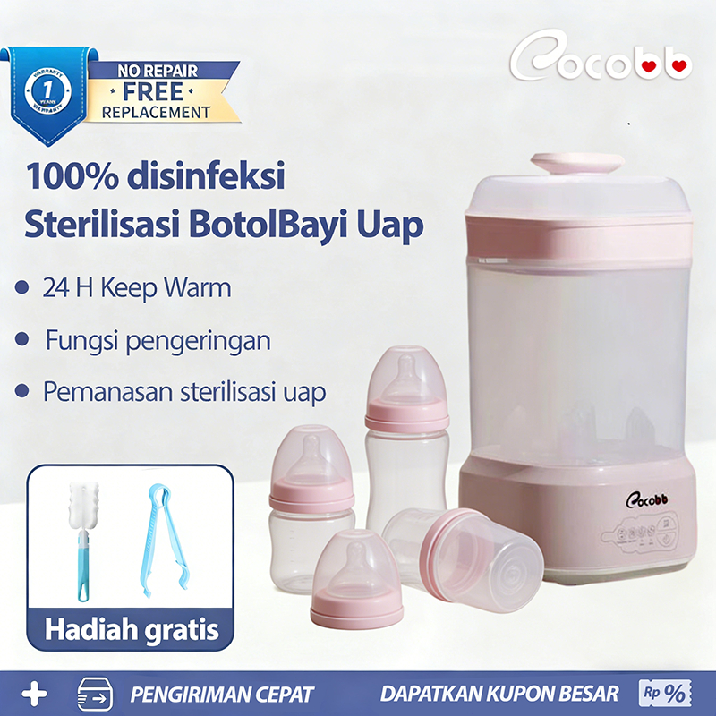 COCOBB sterilizer botol bayi baby safe Susu Steril botol bayi Milk & Food Warmer Steamer