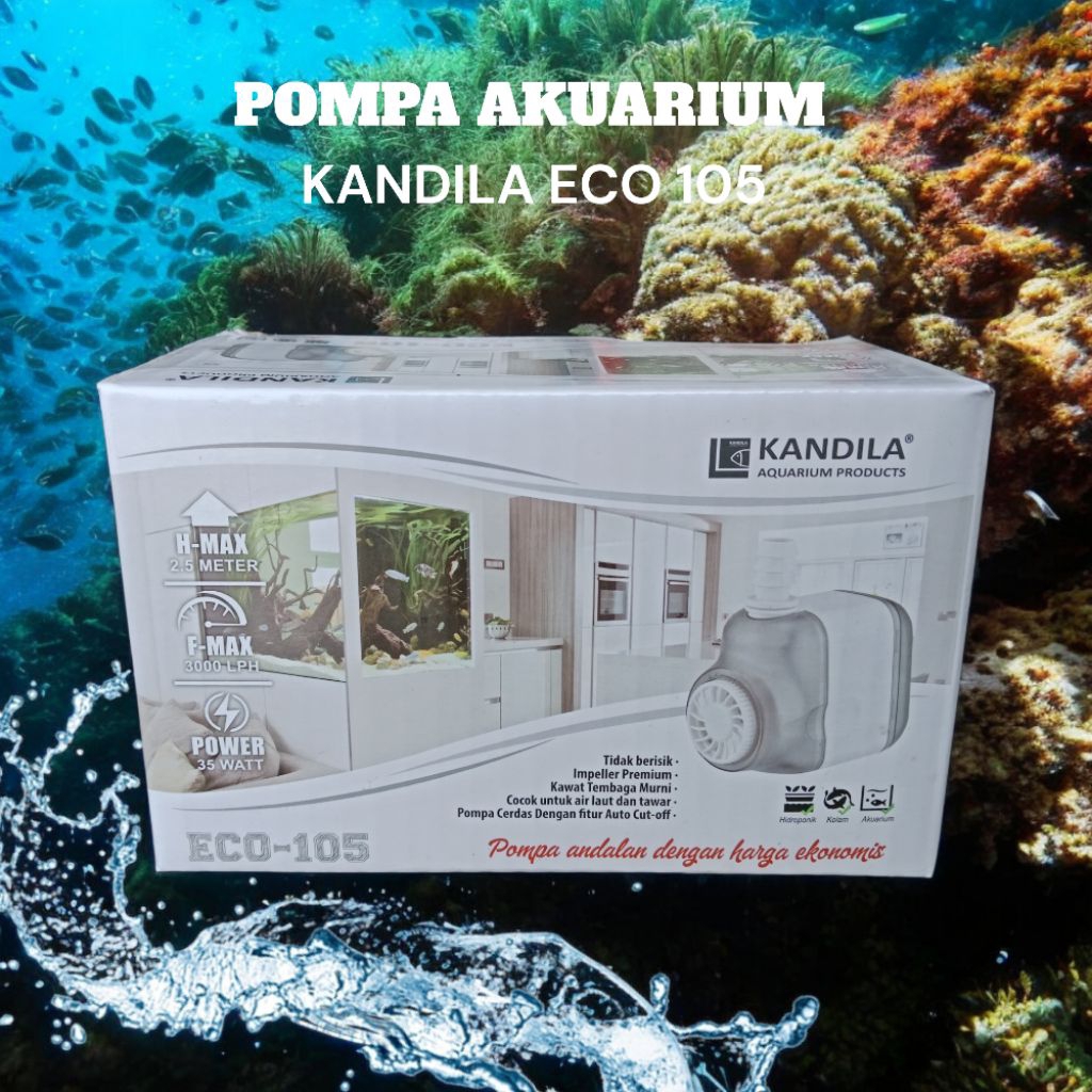 KANDILA ECO 105 WATER PUMP pompa aquarium, aquarium mini
