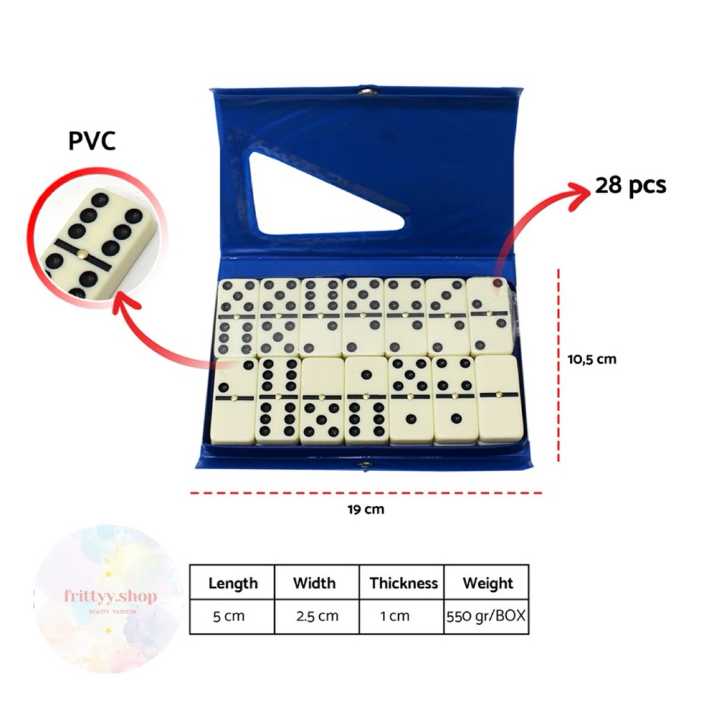Domino Batu Set Metal 5211 ROX + Box Original