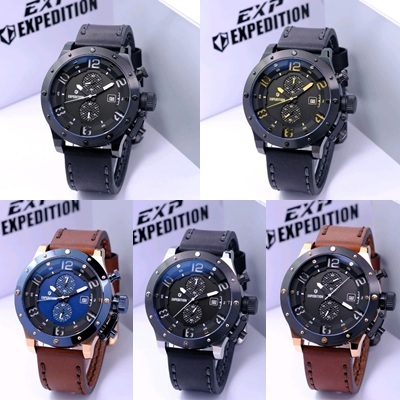 Jam Tangan Pria Expedition EXP 6381 EXP6381 E 6381 E6381 Original Garansi Resmi 1 Tahun