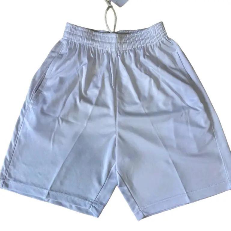 Celana Pendek Putih Polos olahraga running senam jogging Tes Akademi pria dan wanita