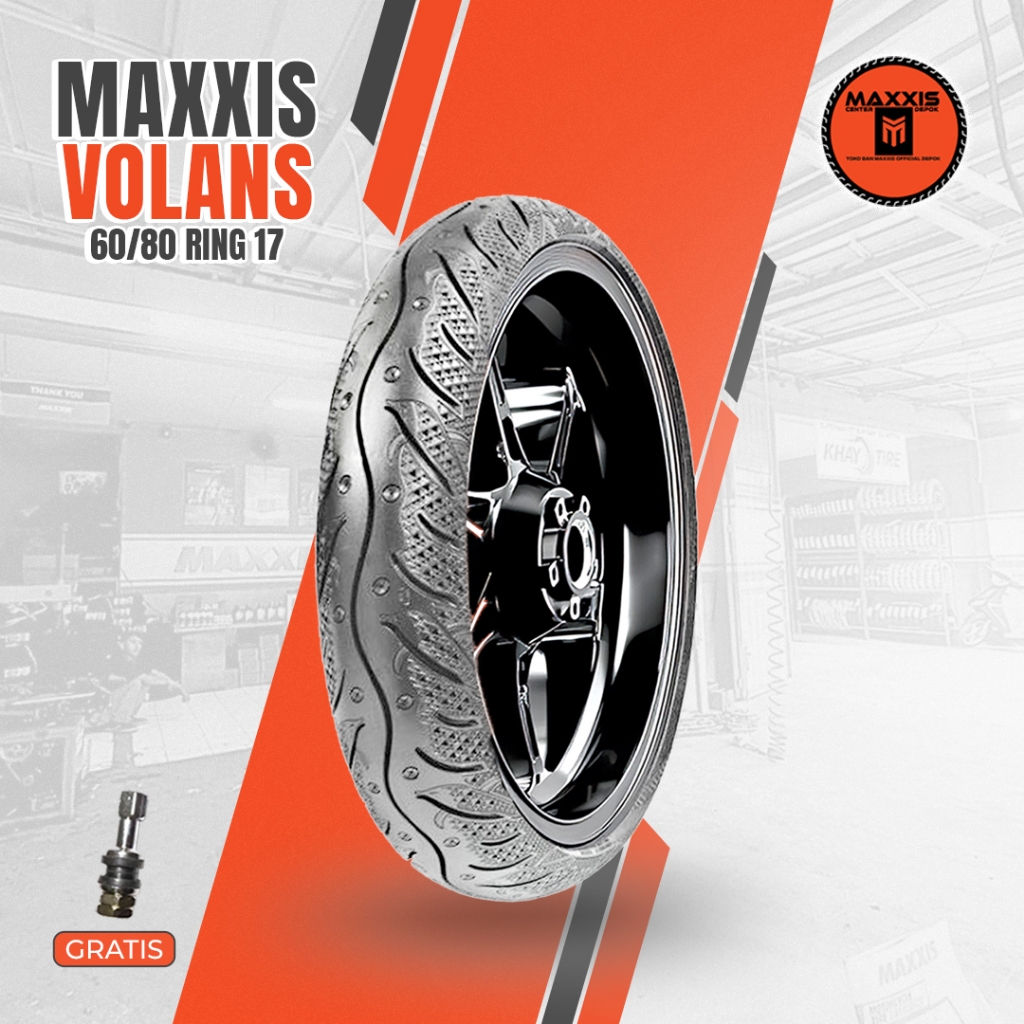 Ban MAXXIS VOLANS Ring 17 Tubeless Satuan/Sepasang